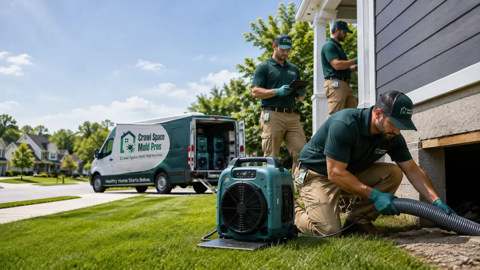 Crawl Space Mold Removal in Eudora, KS